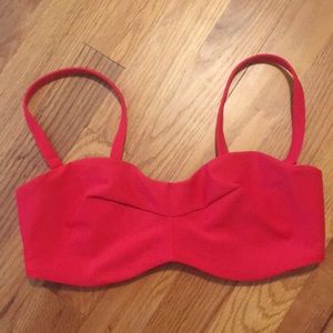 Old Navy Bandeau Swim Top In beautiful red color